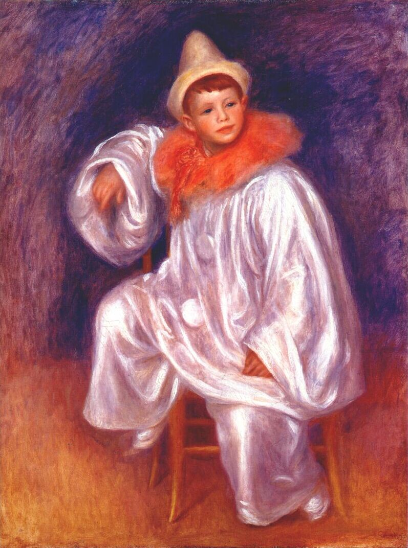 The white Pierrot Jean Renoir 1902